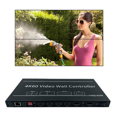 4 In 6 Out 9x2 1x4 1x5 1x6 2x3 3x3 Processore HDMI Splitter Switcher Video Wall Controller
