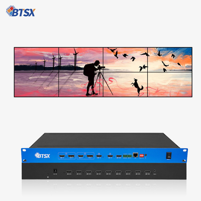 4K60 4 in 9 Out Video Wall Controller Processore Switch senza soluzione di continuità PIP Roaming