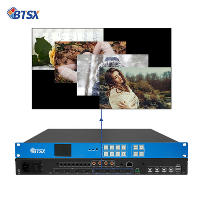 Commutatore video UHD senza soluzione di continuità 4k Hdmi Matrix 4x4 Video Wall Controller 3x1 2x1 2x2 Support 4 Screen Division