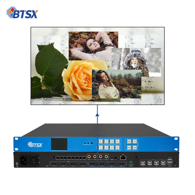 Supporto UHD Splicing 4k60 4x4 HDMI Matrix Switch con tecnologia blu senza soluzione di continuità Matrix 4x1 1x4 1x3 2x2