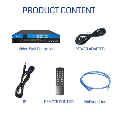 Controller video audio video KVM senza soluzione di continuità 4x4 2x2 1x4 4K60 HDMI PIP Editabile con 4 ingressi HDMI 2.0