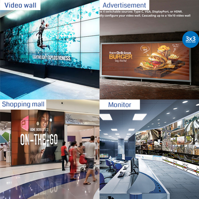 4 in 4 out KVM Seamless Switch Video Wall Controller 4K60 Video Wall Processor