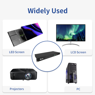 2x2 3x3 2x3 video wall lcd led 9 canali splitter 4k video wall controller
