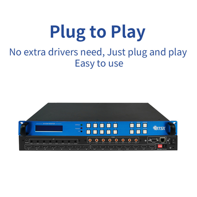BIT-Ma-U1-MC0808 8x8 4K60 HDMI Matrix Switcher con controllo IR di estrazione audio