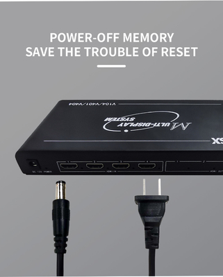 Bitvisus 4K60 HDMI Multi Viewer Audio Video Screen Splitter con telecomando