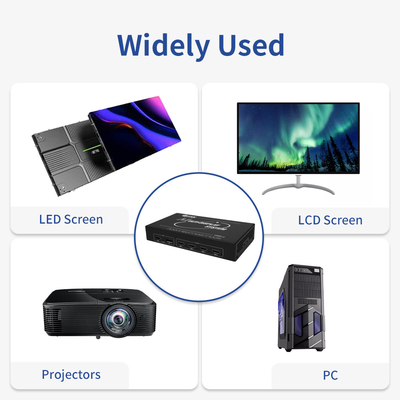 Processore video 4K 1x1 1xN Mx1 per fusione di proiezione multicanale con 4 uscite HDMI