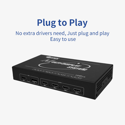 Tipo di interfaccia di ingresso Display splitter HDMI o DP per video wall ad ulteriore risoluzione