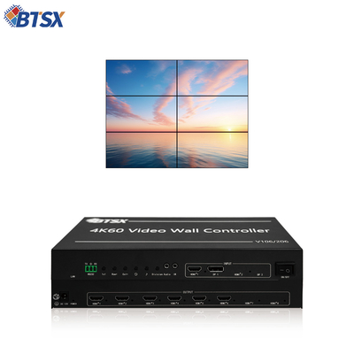 Controllo flessibile e risoluzione massima 5760x2160 30Hz Video Wall Controller per schermi su larga scala