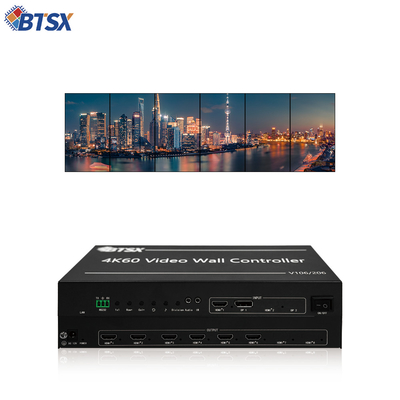 Controllo flessibile e risoluzione massima 5760x2160 30Hz Video Wall Controller per schermi su larga scala