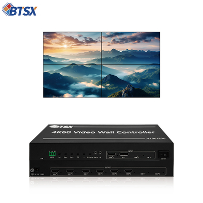 Controllo flessibile e risoluzione massima 5760x2160 30Hz Video Wall Controller per schermi su larga scala