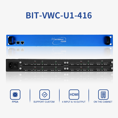 Proiettore video HD HDMI 4K 8K 16 canali Video Wall Controller 4x4 2x2 3x3 2x4