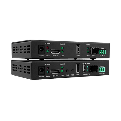 OEM HDMI Fiber Extender Plug and Play 20Km RS232 EDID KVM 4k Video Trasmettitore