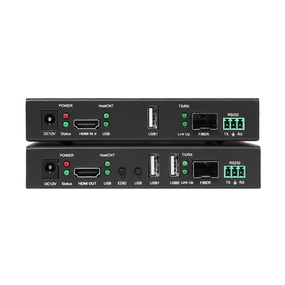 OEM HDMI Fiber Extender Plug and Play 20Km RS232 EDID KVM 4k Video Trasmettitore