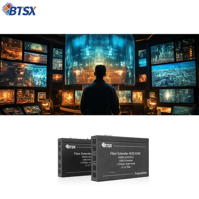 4K HDMI Fiber Extender bidirezionale RS232 HDMI1.4 Protocollo di interfaccia Aggiorna i tuoi sensori industriali con ampio range di temperatura