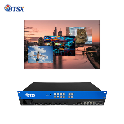Soluzione KVM finale BIT-MV-U1-MD403 4K60 Resolution Multi-Viewer Processor con 3x HDMI 2.0 Output Port e 1 Loop-out