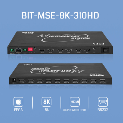 Controller 8K Multi-Screen Compatto Disegno Risoluzione massima 6Kx4K 60Hz Con 10 X HDMI 1.3 Output