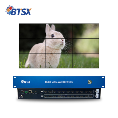 Fornitura di alimentazione Controller video DC 12V5A con modalità multi-schermo di splicing avanzato e interfacce di ingresso 2× HDMI 2.0