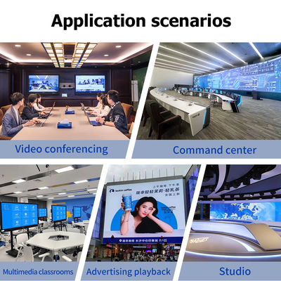 Bitvisus 4K60 8 in 9 Out Video Wall Controller RS232 HDMI/DP Control Web Control 2x2 Controller matrice murale video