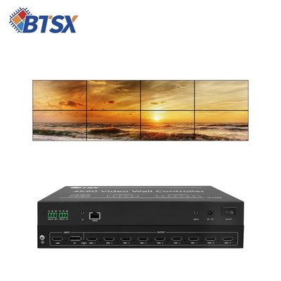 Bitvisus Video Wall Controller - Supporta configurazioni 3x3, 2x4, 5*1 7*1, senza latenza, senza allungamento BIT-VWC-109