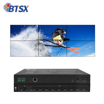 Bitvisus Video Wall Controller - Supporta configurazioni 3x3, 2x4, 5*1 7*1, senza latenza, senza allungamento BIT-VWC-109