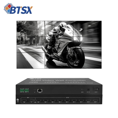 Bitvisus Video Wall Controller - Supporta configurazioni 3x3, 2x4, 5*1 7*1, senza latenza, senza allungamento BIT-VWC-109