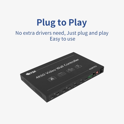 Bitvisus 1U RACK PIP Switching Seamless HDMI Switcher Matrix 3x3 3x4 3x5 3x6 4K60 LCD LED TV Video Wall Controller Processore