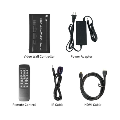 Bitvisus 1U RACK PIP Switching Seamless HDMI Switcher Matrix 3x3 3x4 3x5 3x6 4K60 LCD LED TV Video Wall Controller Processore