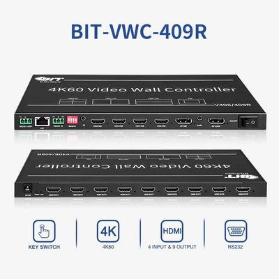 Best seller Splicing verticale dello schermo 4S Store 1X7 1X4 1X3 Video Wall Processor BIT-VWC-409R