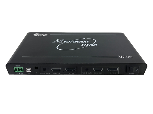 Splitter Video Wall Bitvisus 8K Supporta Varie Configurazioni di Input/Output, Adatto per Ambienti Complessi BIT-MSE-8K-208HD