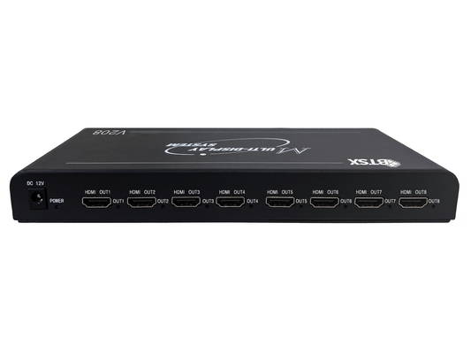 Splitter Video Wall Bitvisus 8K Supporta Varie Configurazioni di Input/Output, Adatto per Ambienti Complessi BIT-MSE-8K-208HD