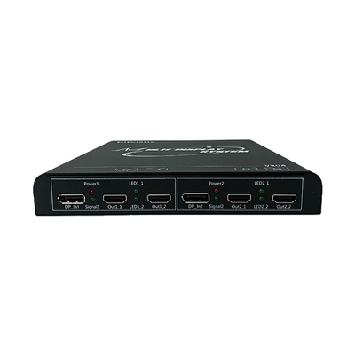 Dispositivo audio video professionale per illuminazione Bitvisus 8k 1x1 1x2 2x1 2x2 1x4 Processore video programmabile EDID per splicing multi-schermo BIT-MSE-8K-204HD