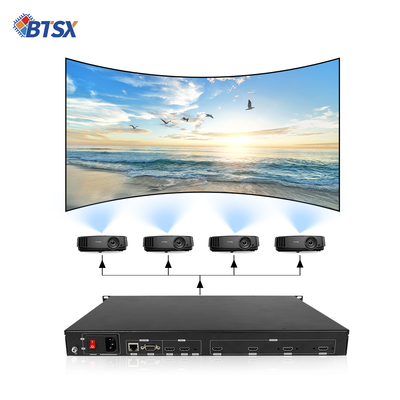 Controller per videowall con 1 porta di ingresso e interfaccia di controllo RS232 per proiettori, finitura nera