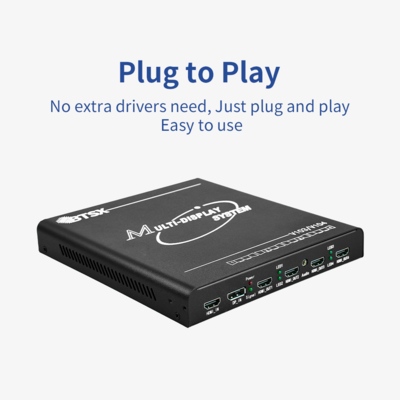 4K Multi-Screen Processor HDMI/DP Expander per video wall e audio multi-screen