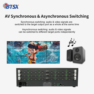 Ottieni prestazioni audio superiori con il nostro matrix switcher HDMI 5.7 KG e uscita audio HDMI senza compromettere la qualità