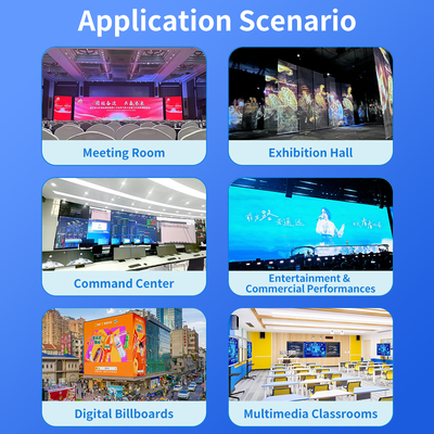 Risoluzione massima in uscita 4096x2160P60 Video Wall per sale di controllo per sale di monitoraggio in scenari applicativi