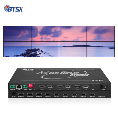 Processore per videowall professionale Bitvisus 8K - 9 uscite, uscita video ad alta definizione sincronizzata BIT-MSE-8K-309HD