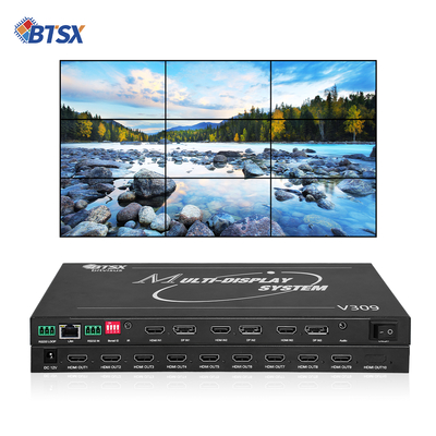 Processore per videowall professionale Bitvisus 8K - 9 uscite, uscita video ad alta definizione sincronizzata BIT-MSE-8K-309HD