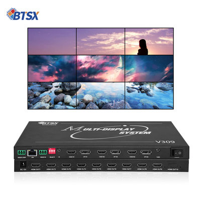 Processore per videowall professionale Bitvisus 8K - 9 uscite, uscita video ad alta definizione sincronizzata BIT-MSE-8K-309HD