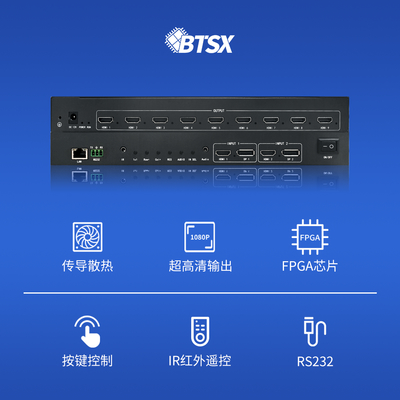Processore di giunzione video professionale Bitvisus - Supporta la giunzione a 9 schermi BIT-VWC-209SW