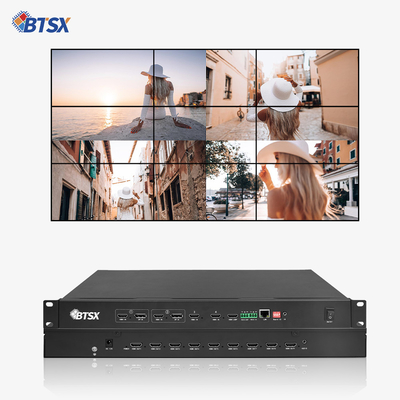 2x2 3x3 2x3 video wall lcd led 9 canali splitter 4k video wall controller