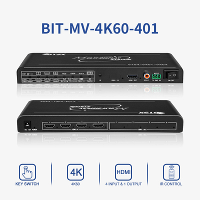4K60 HDMI Multiview Monitor 1 su 4 In HDMI Screen Splitter Multiviewer