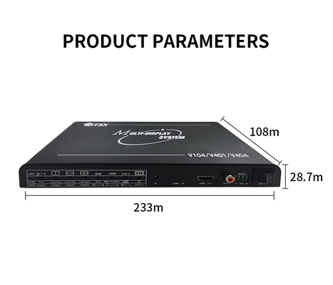 Bitvisus 4K60 HDMI Multi Viewer Audio Video Screen Splitter con telecomando