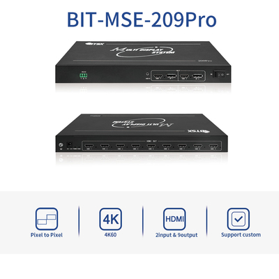 Bitvisus 4K60 PIP Point to Point HDMI Multi-screen Processor Controller video per il muro