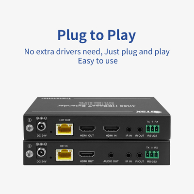 150m HDMI Fiber Extender per segnali audio video Supporto larghezza di banda 18Gbps