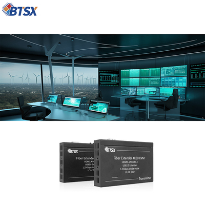 OEM HDMI Fiber Extender Plug and Play 20Km RS232 EDID KVM 4k Video Trasmettitore