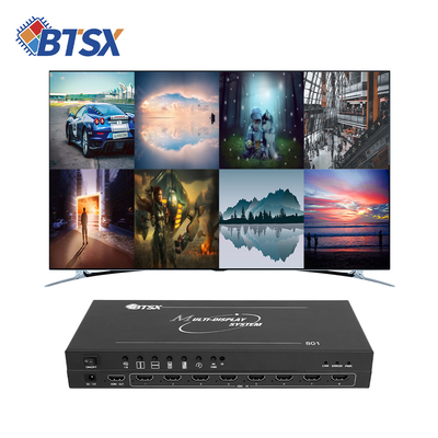 8 Input1 Output 8x1 HDMI Multi Viewer 3840x2160@30Hz con telecomando IR