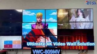Demo professionale del controller per videowall BIT VWC 809MV 4K